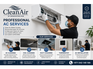 Professional AC Cleaning Services in Dubai | Clean Air UAE
