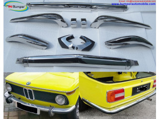 BMW 1502/1602/1802/2002 bumpers (1971-1976) by stainless steel
