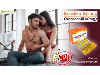 Buy Online Snovitra strong | Vardenafil 40mg | Fast Delivery