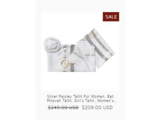Discover Elegance and Tradition with Women's Tallit at Galilee Silks!