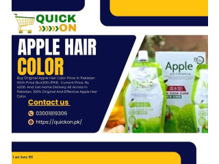 Get Apple Hair Color at Best Rates in Pakistan 03001819306