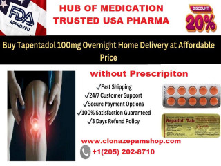 Free Overnight Delivery Without Prescription Painkiller Tapentadol 100mg Online