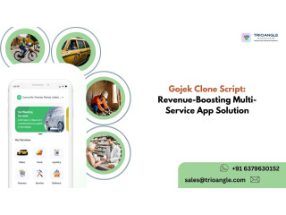 Gojek Clone Script: Revenue-Boosting Multi-Service App Solution