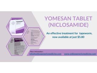 Treat tapeworm infection with Yomesan Tablet (Niclosamide)