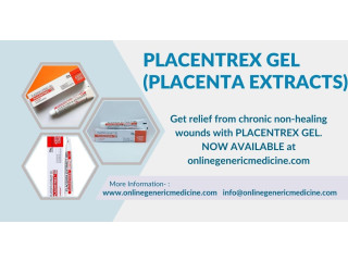 Placentrex gel for chronic non-healing wounds | Available now at onlinegenericmedicine