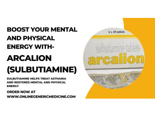 Get relief from asthenia with ARCALION | available now at onlinegenericmedicine