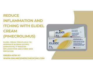 Buy Elidel Cream (Pimecrolimus) for inflammation only at onlinegenericmedicine