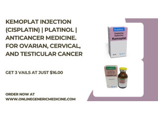 Buy Kemoplat (Cisplatin)  Effective Treatment for Ovarian, Cervical & Testicular Cancer