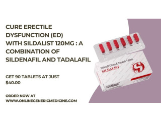 Cure Erectile dysfunction with Slidalist | Buy now only at Onlinegenericmedicine.