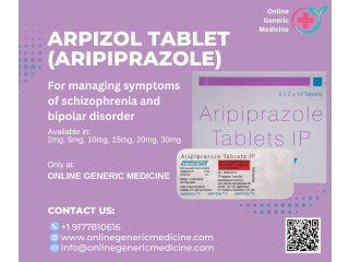 Buy Arpizol  (Aripiprazole) online | Available at online generic medicine
