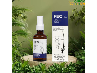 FEG Plus Hair Growth Spray - Stop Hair Fall & Boost Regrowth Naturally | 03001819306