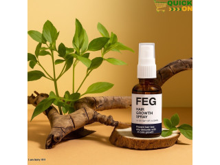 FEG Hair Growth Spray in Pakistan - Reduce Hair Fall & Regrow Naturally | 03001819306