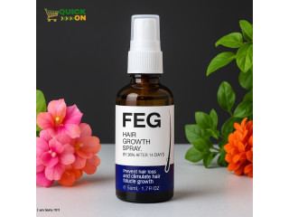 FEG Plus Hair Growth Spray Price in Pakistan - FEG Hair Growth Spray Serum for Hair Loss Prevention 50 ml | 03001819306