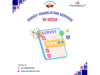 Professional Survey Translation Services Across India