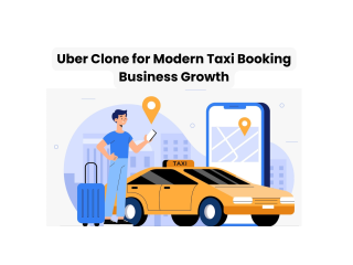 Uber Clone for Modern Taxi Booking Business Growth