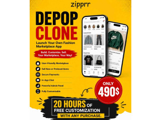 Zipprr Depop Clone Script  Build a Sustainable Circular-Fashion Marketplace