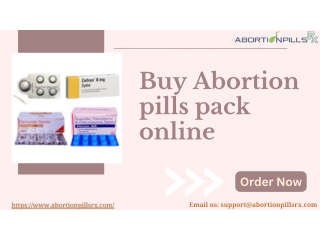 Buy abortion pill pack online for secure pregnancy termination