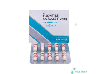 Antidepressant medication fluoxetine 20 mg