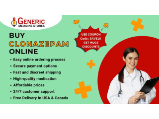 Get Clonazepam 2mg Online With Rapid dispatch
